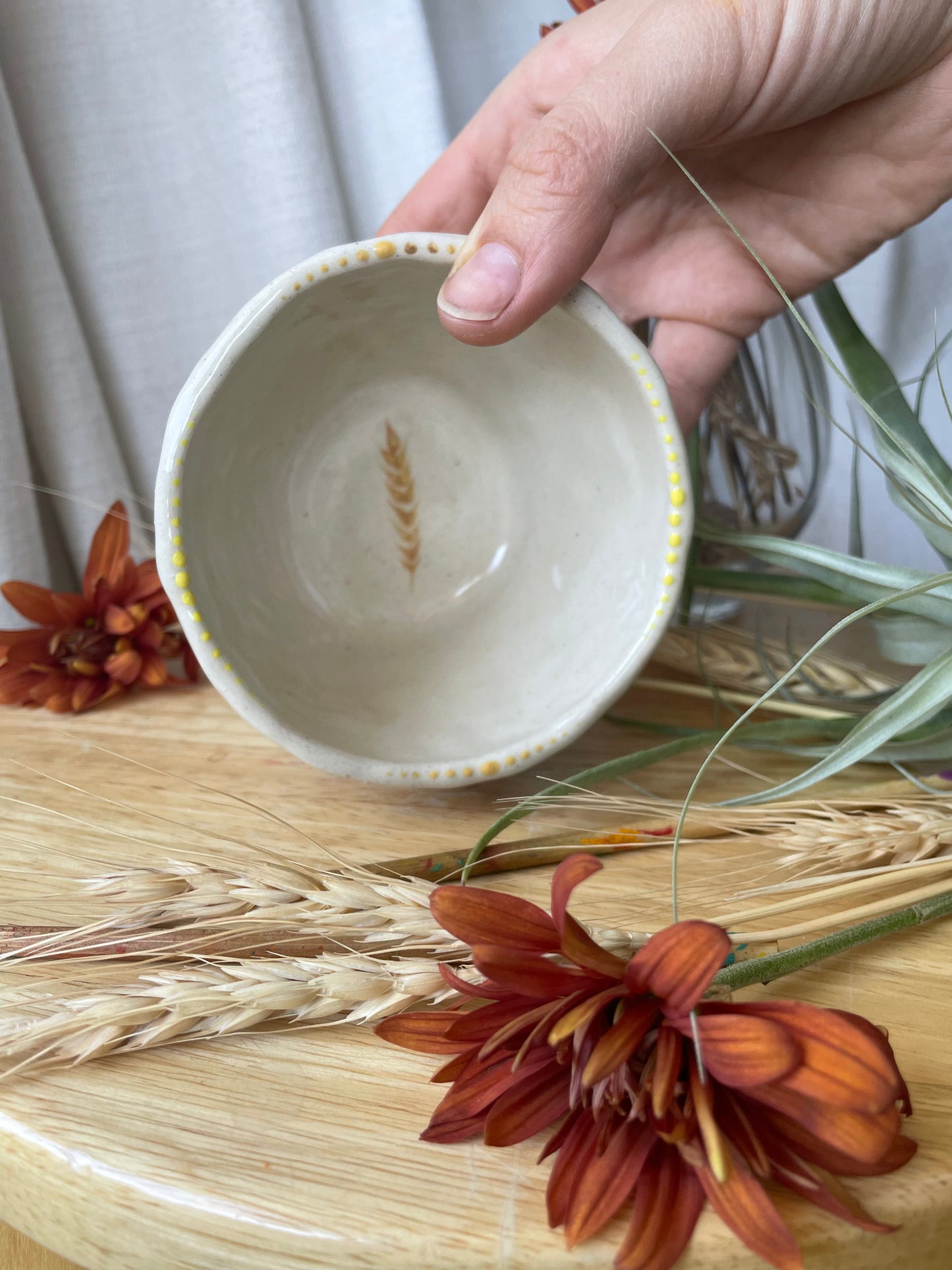 Hand painted mug Tryzub