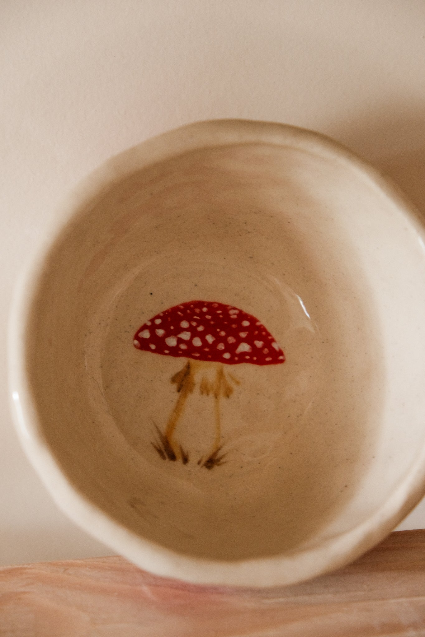 Hand painted mug Fly Agaric