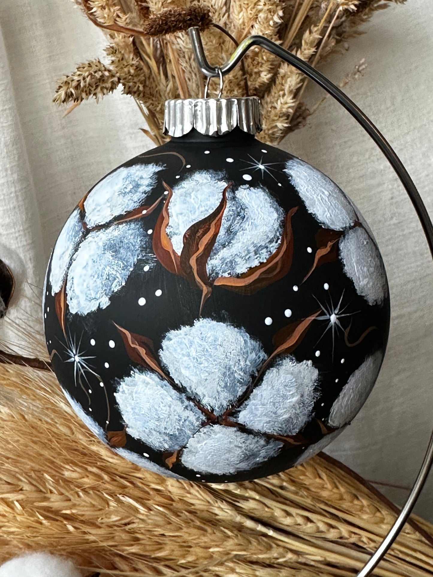 Christmas ornament Bavovna ( Cotton flowers)