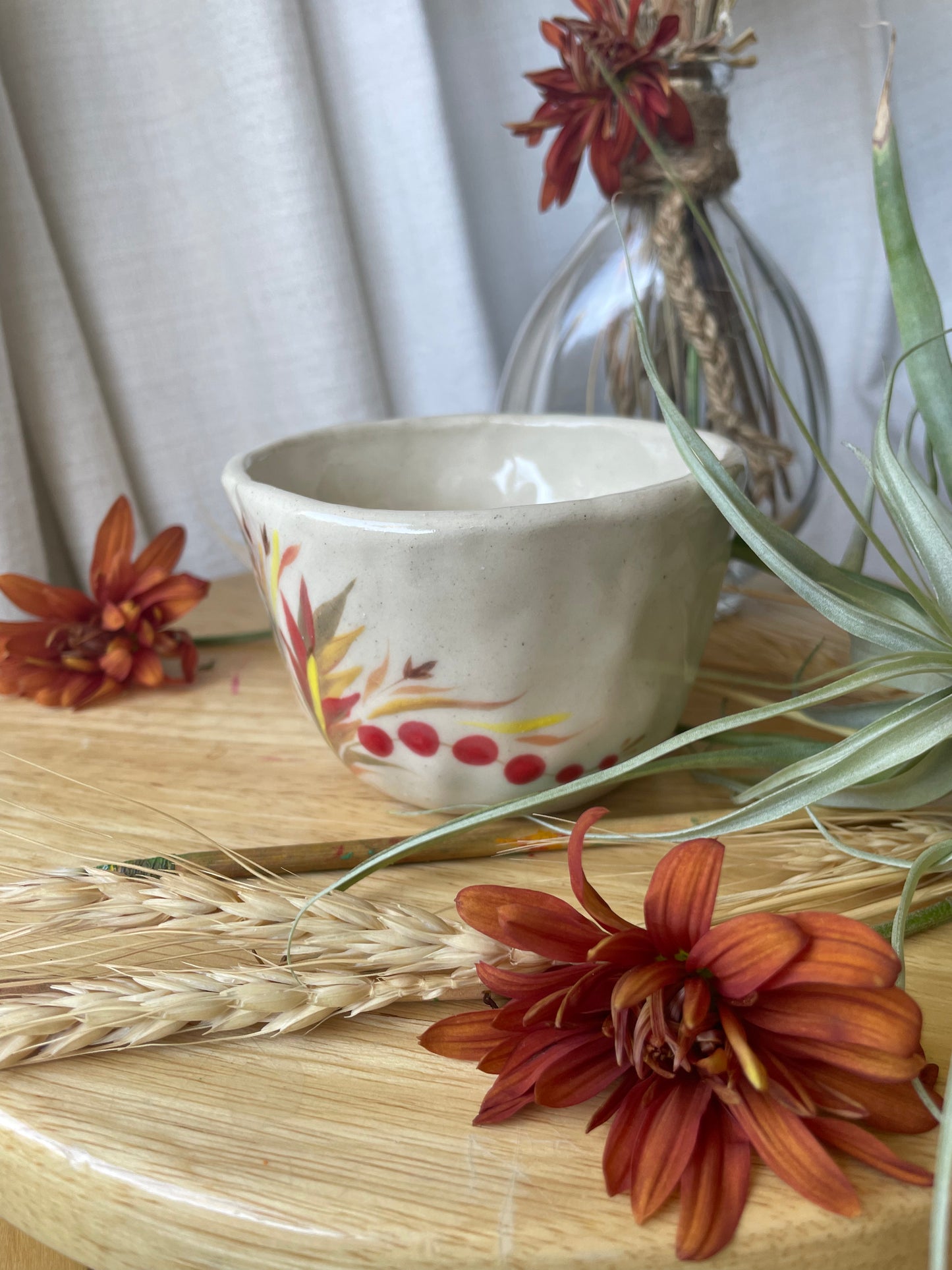 Hand painted mug Kalyna