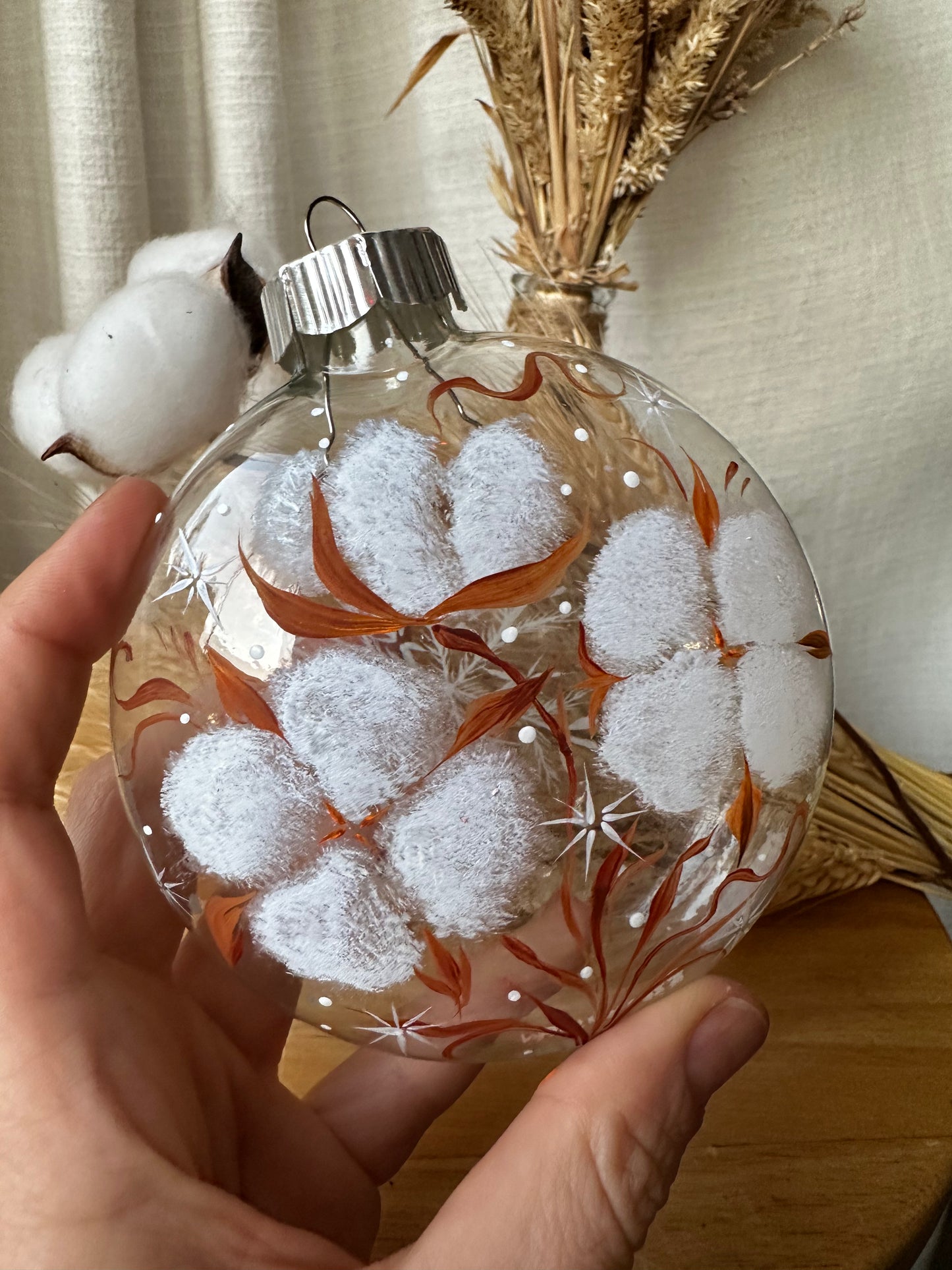 Ornament Bavovna with Snow