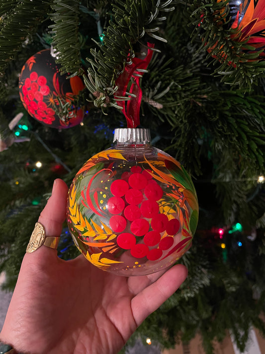 Ornament Kalyna on clear