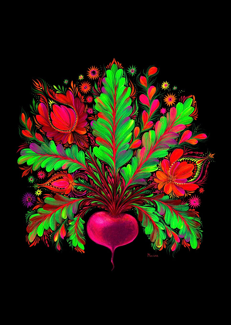 Long sleeve sweatshirt Beetroot