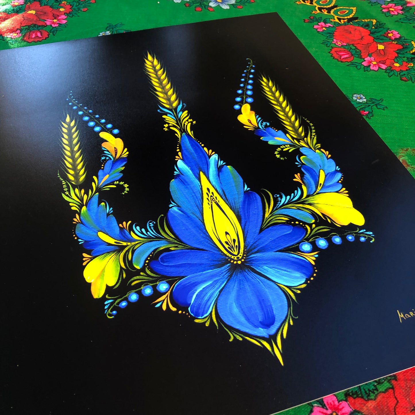 Fine art print Tryzub