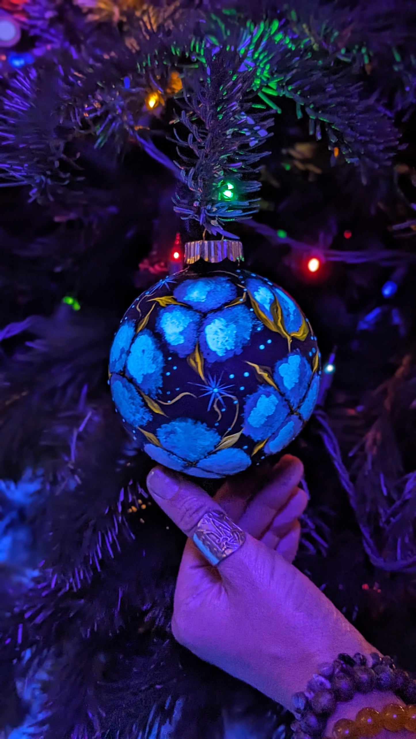 Christmas ornament Bavovna ( Cotton flowers)