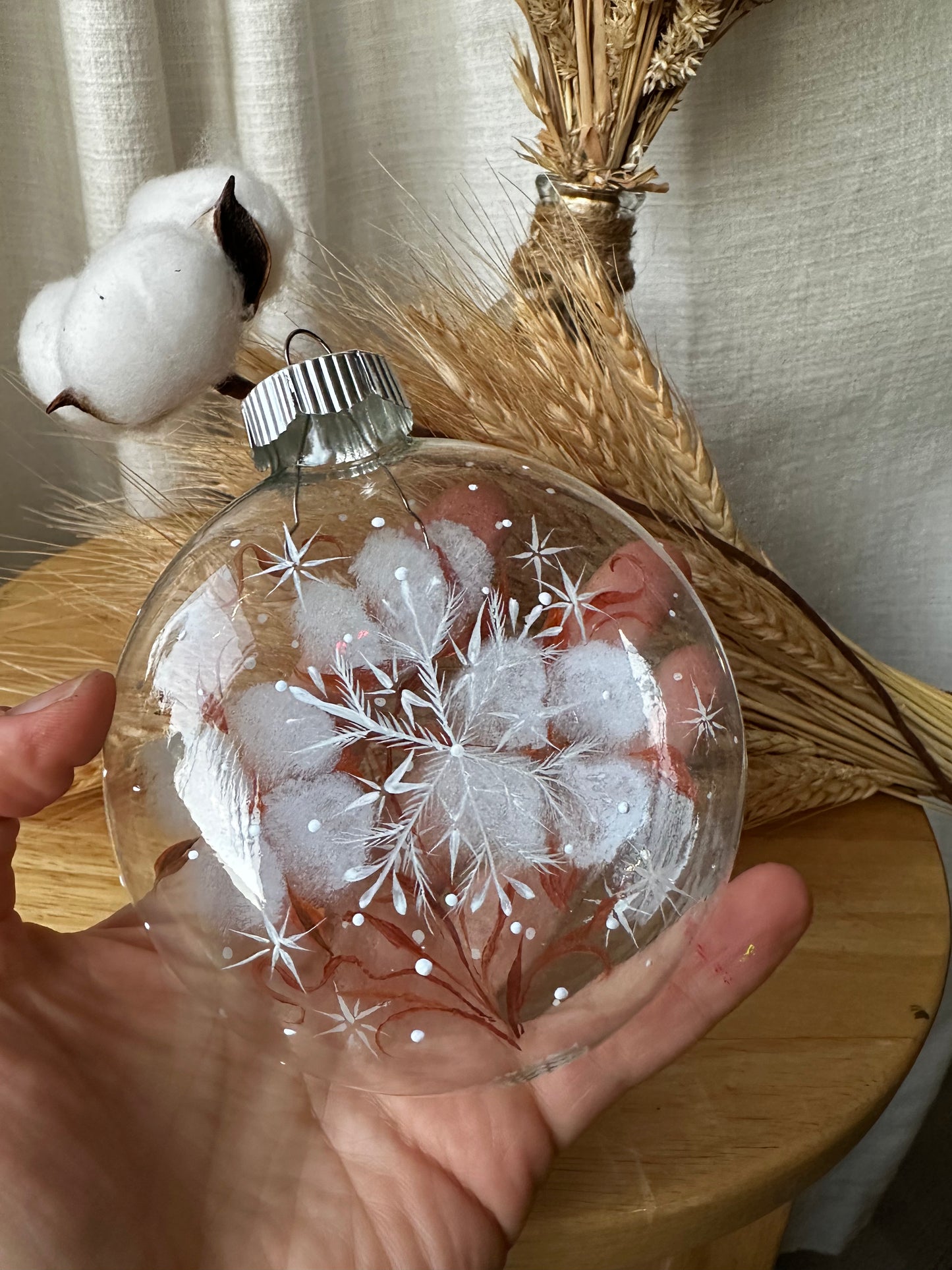 Ornament Bavovna with Snow