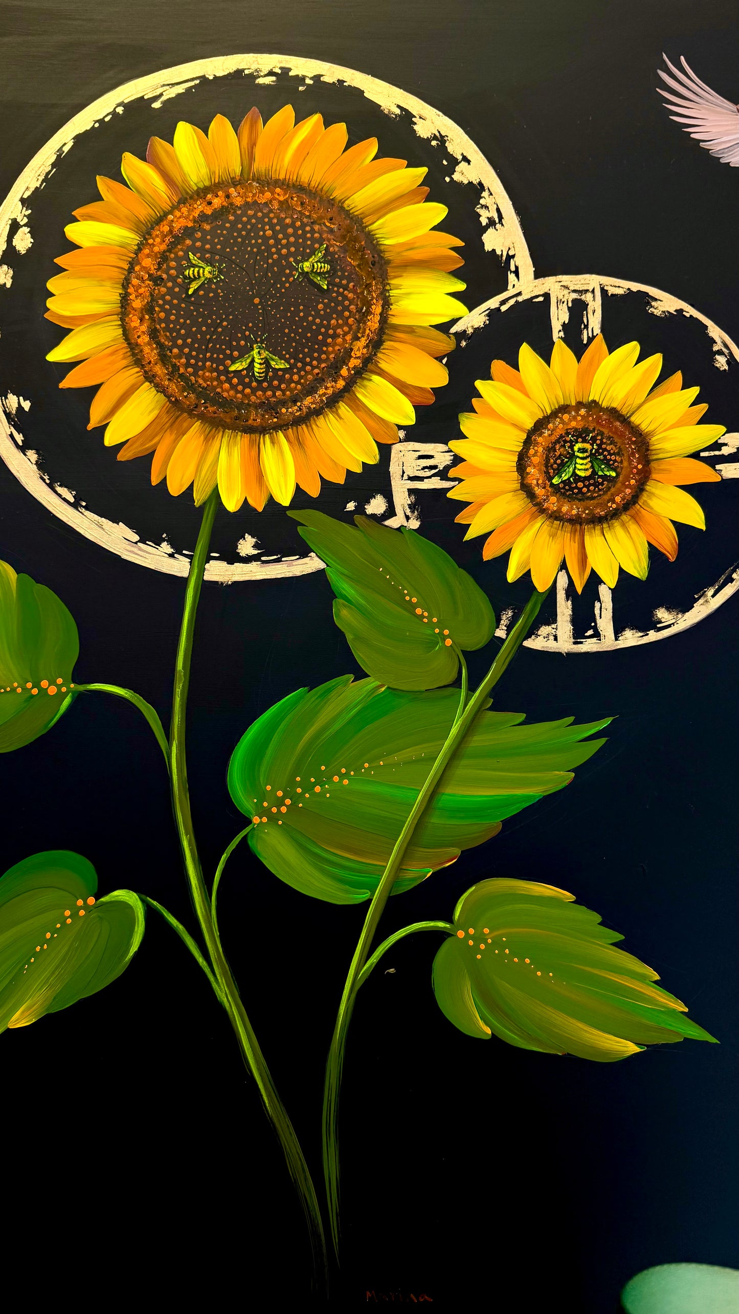 Icon of Sunflower Madonna