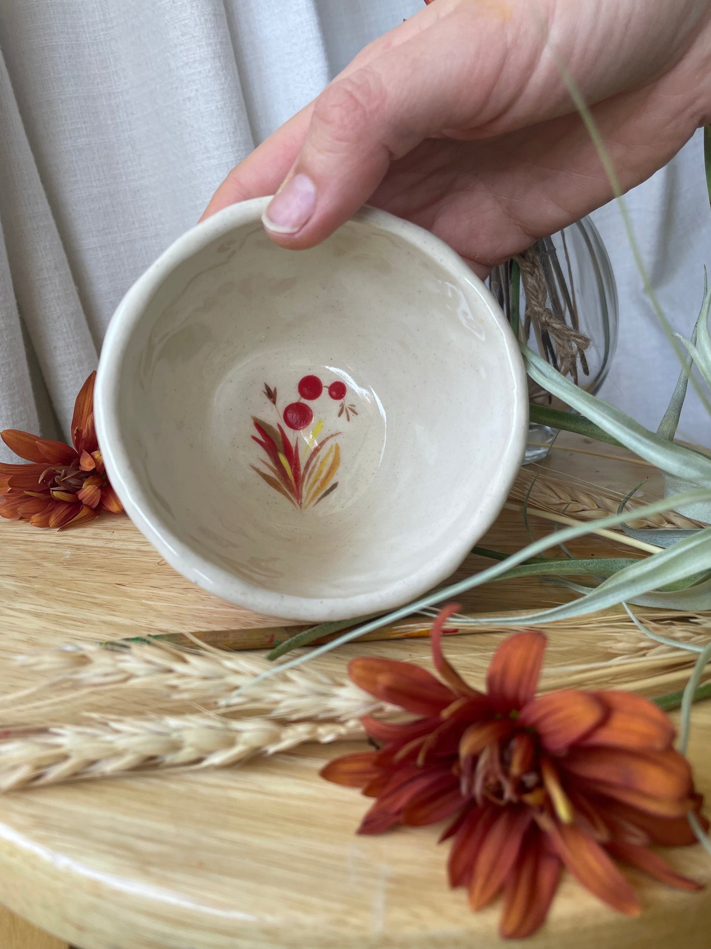 Hand painted mug Kalyna