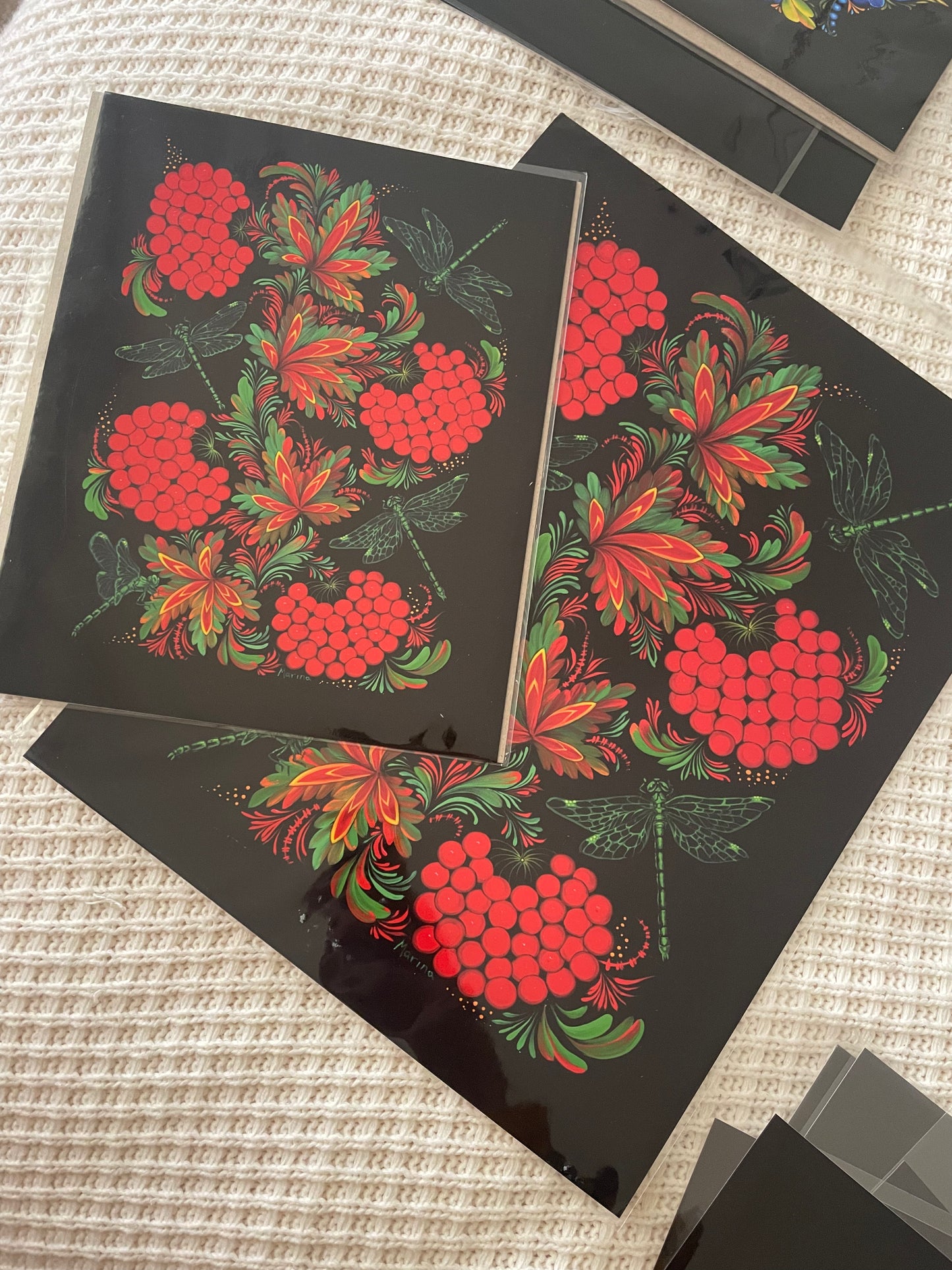 Fine art print Kalyna and Dragonflies