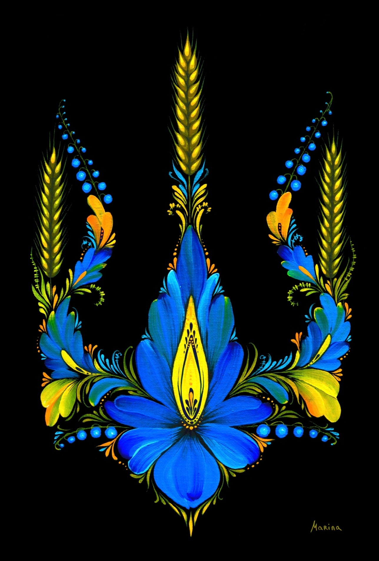 Fine art print Tryzub