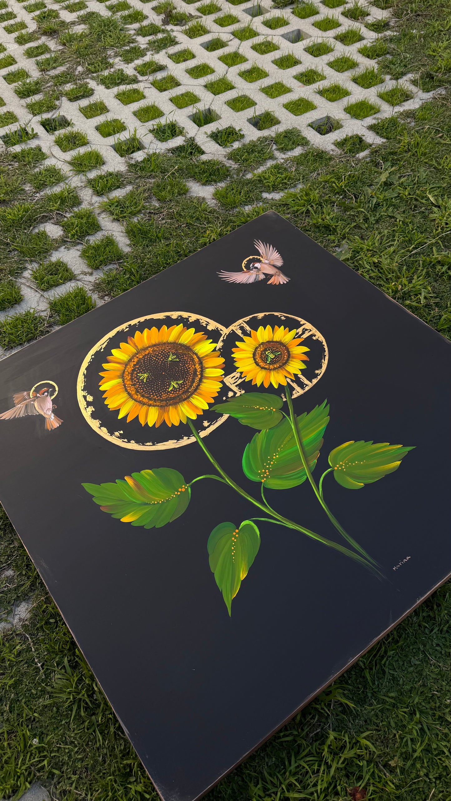 Icon of Sunflower Madonna