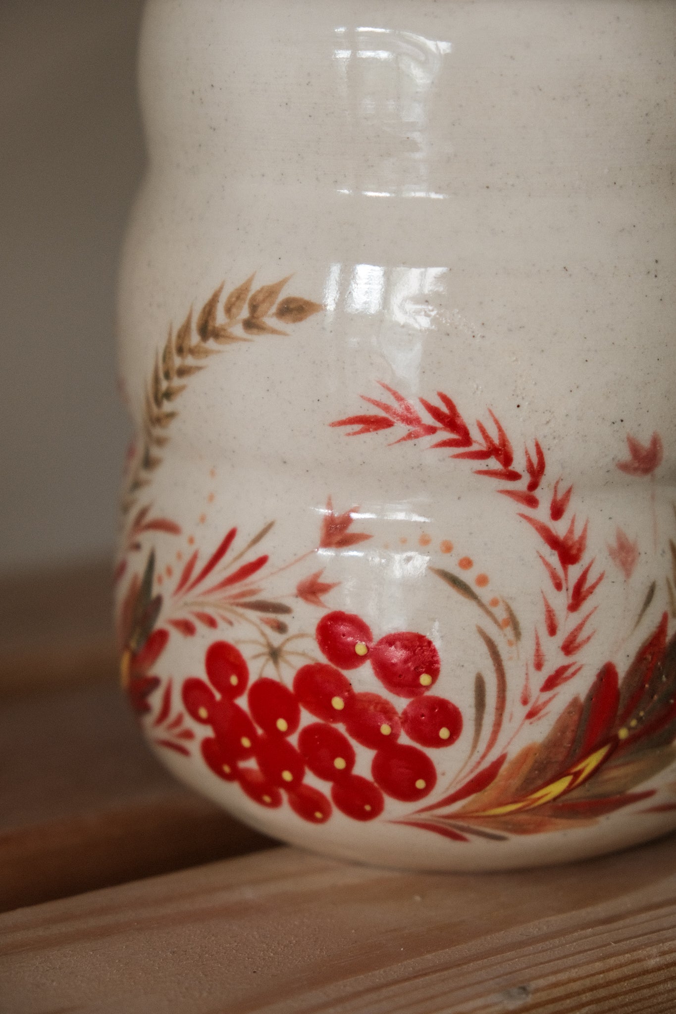 Hand painted vessel Garden