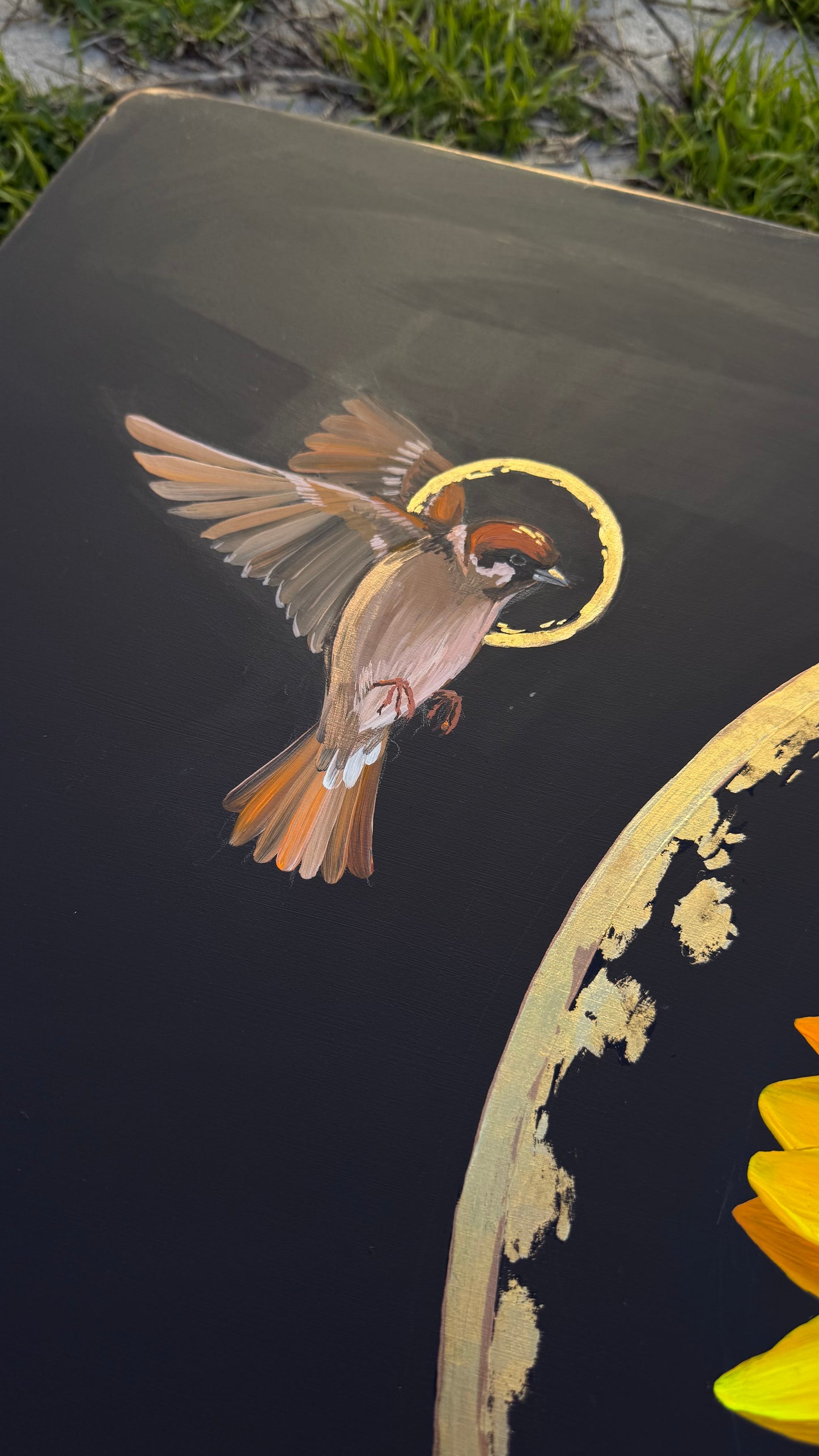 Icon of Sunflower Madonna