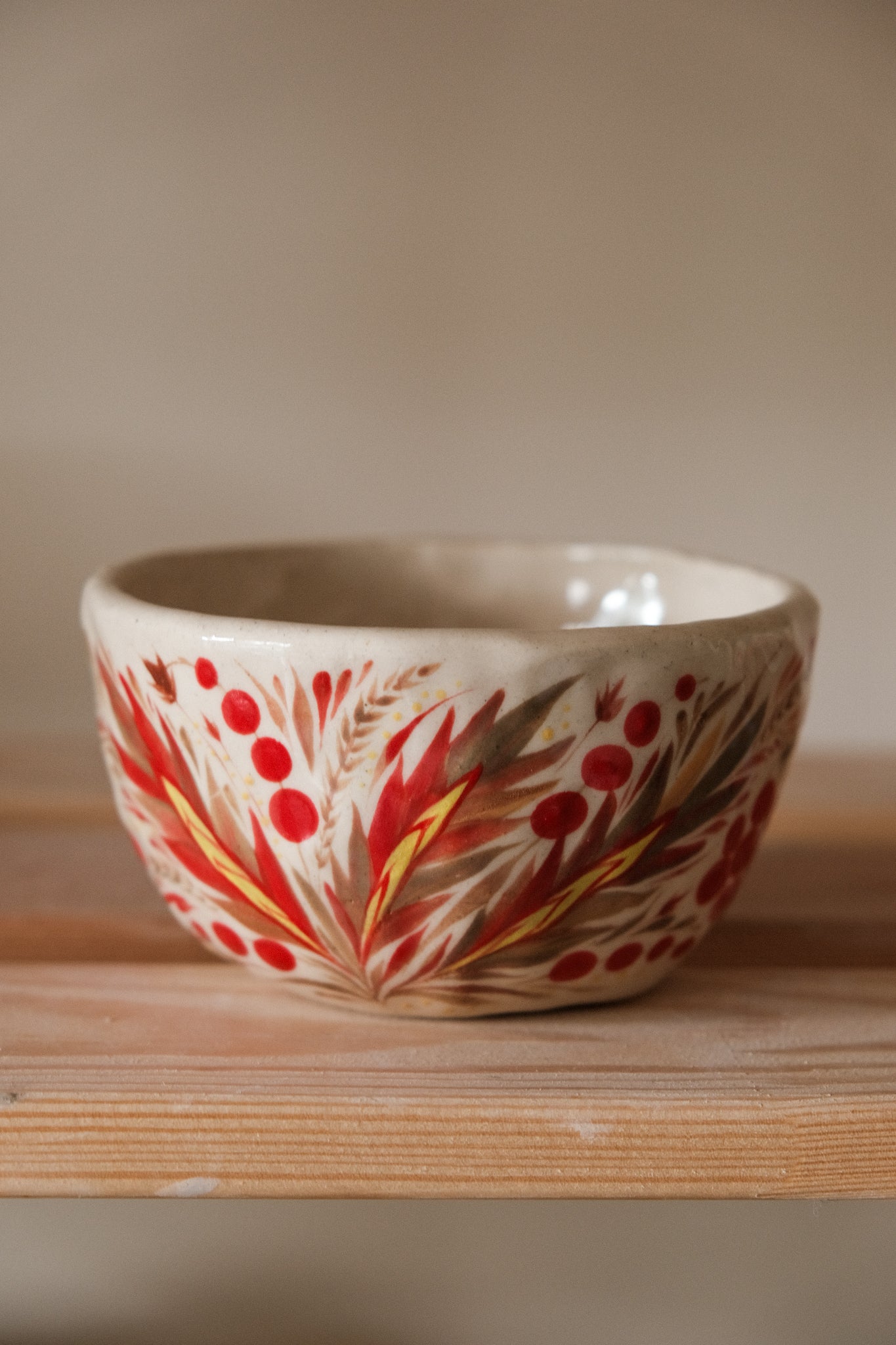 Hand painted mug Kalyna