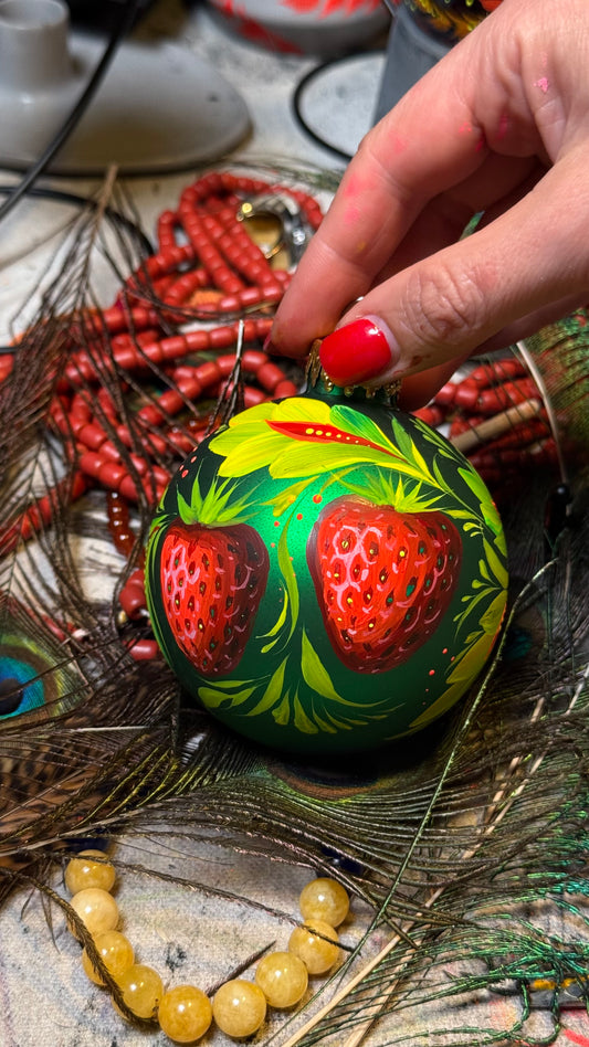 Christmas Ornament Strawberry