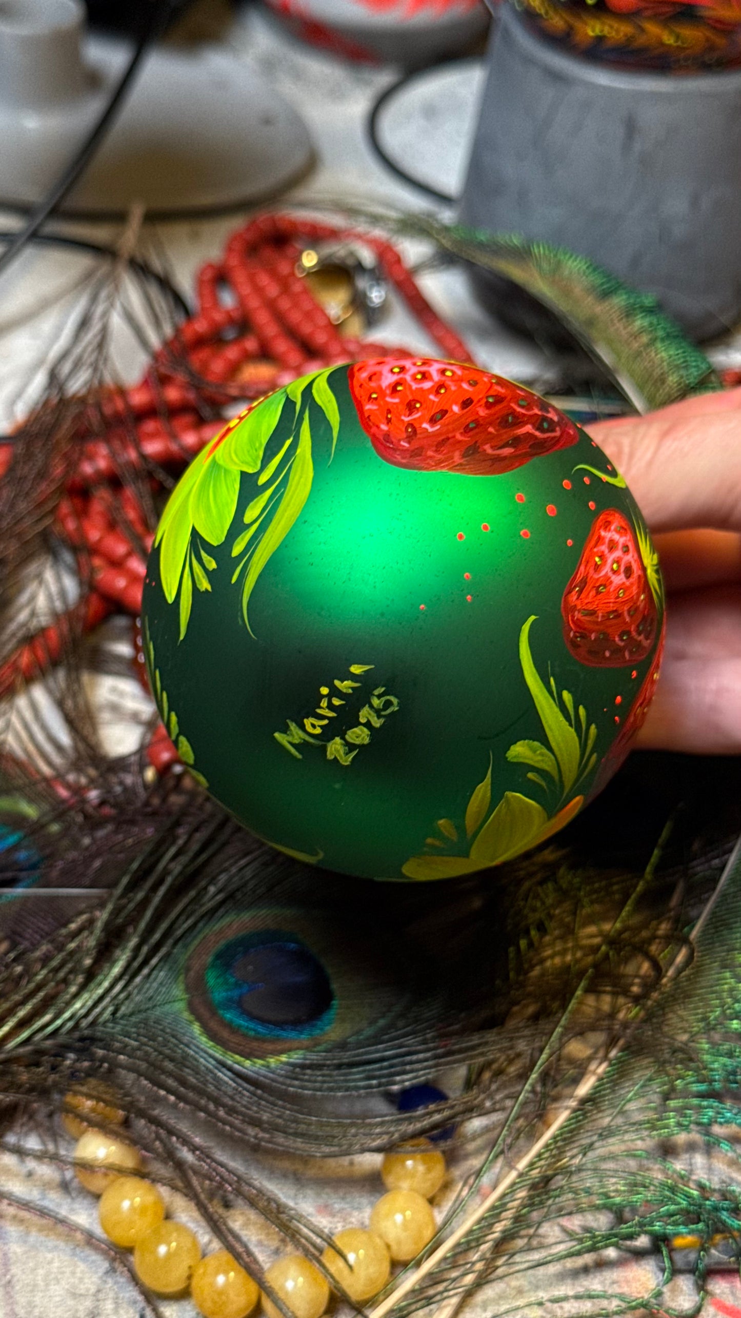 Christmas Ornament Strawberry
