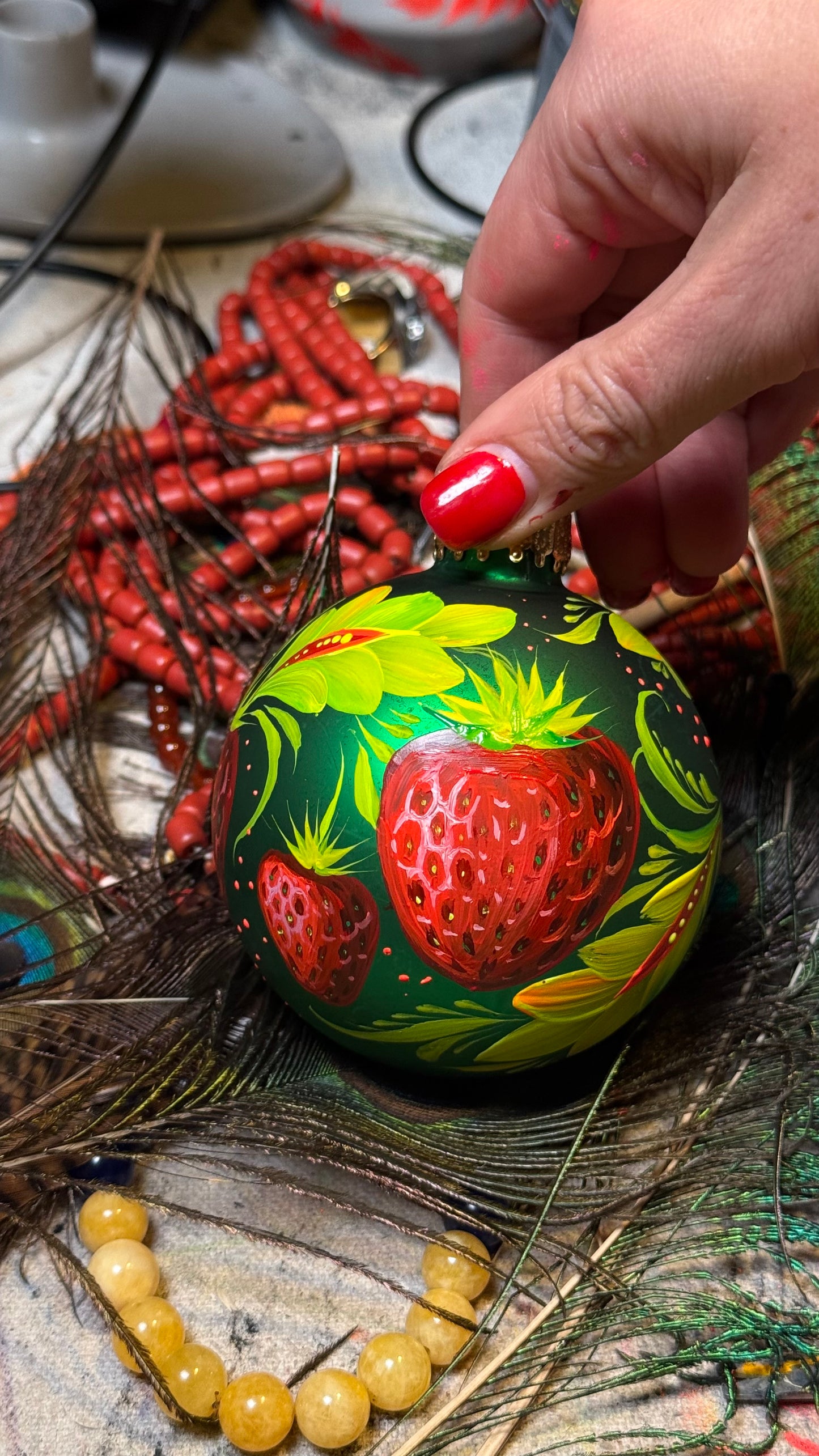 Christmas Ornament Strawberry