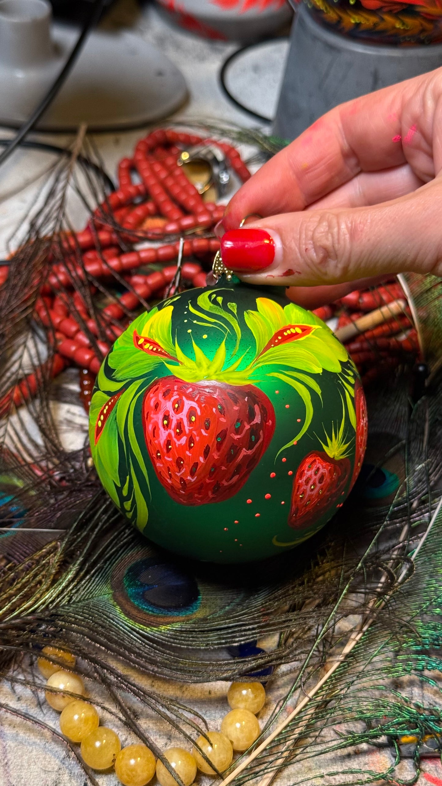 Christmas Ornament Strawberry