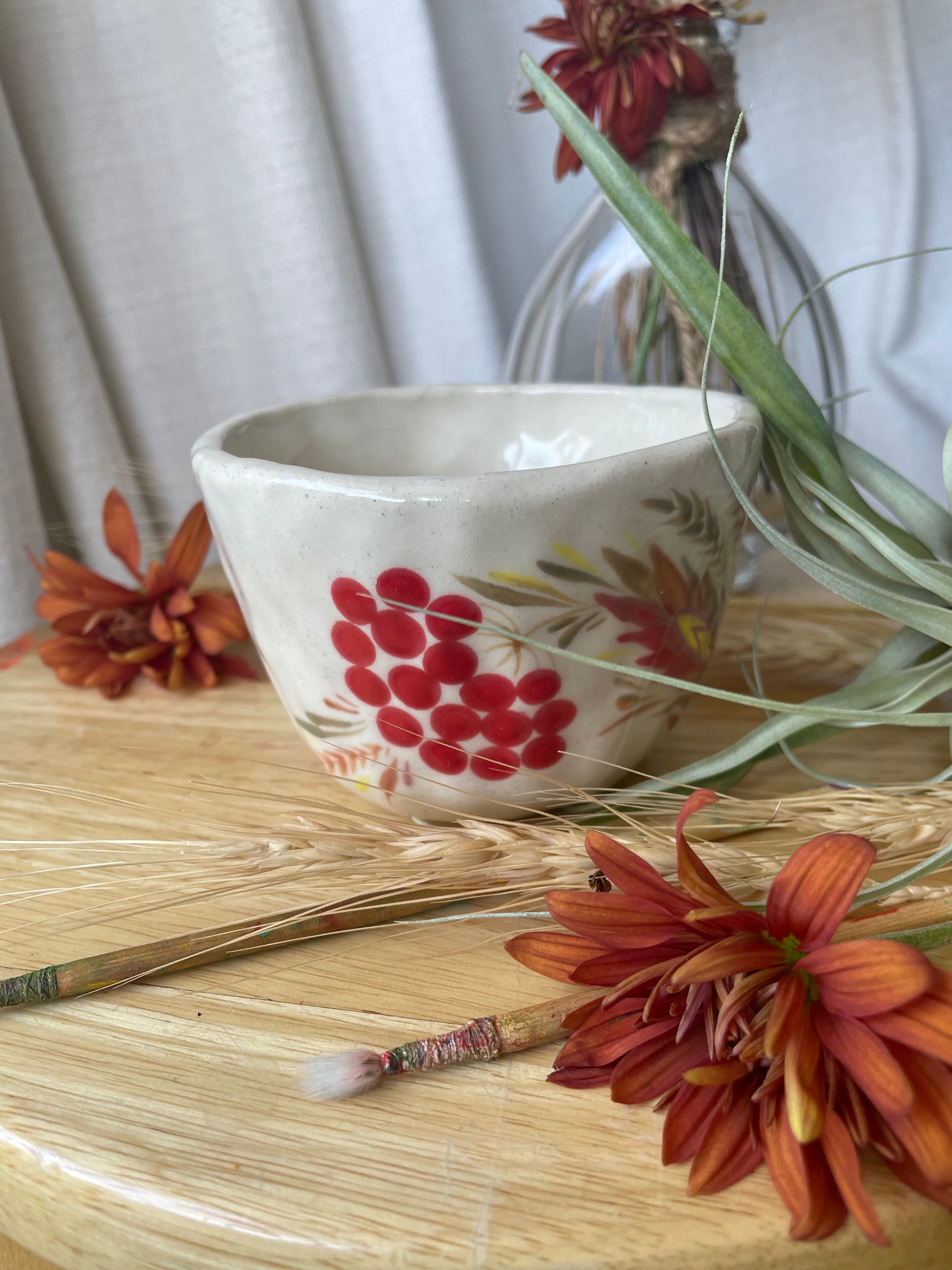 Hand painted mug Kalyna