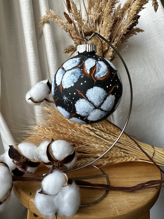 Christmas ornament Bavovna ( Cotton flowers)