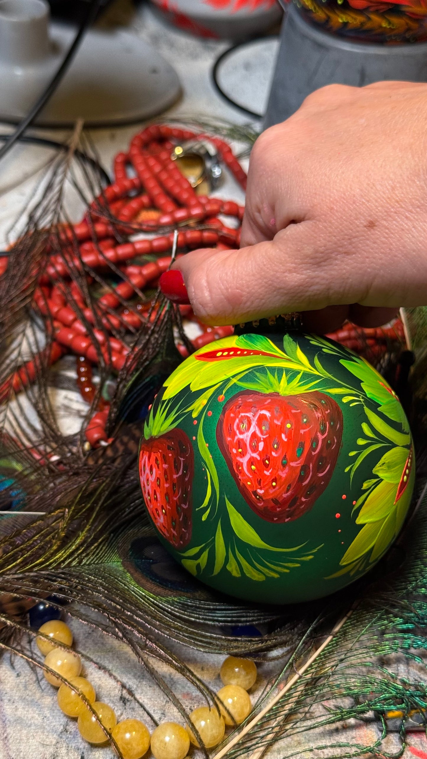 Christmas Ornament Strawberry