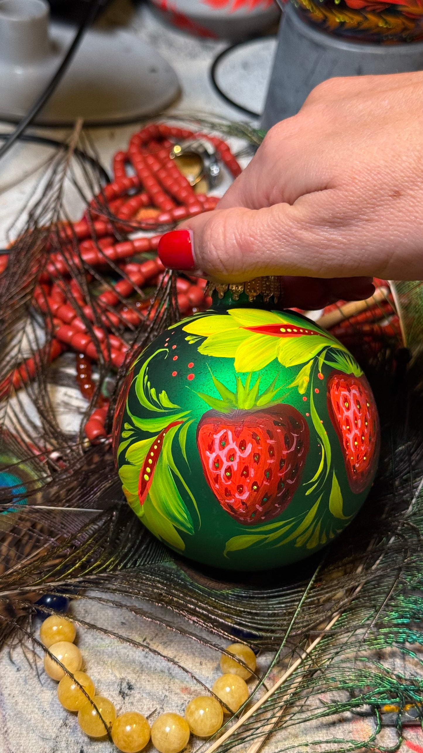 Christmas Ornament Strawberry