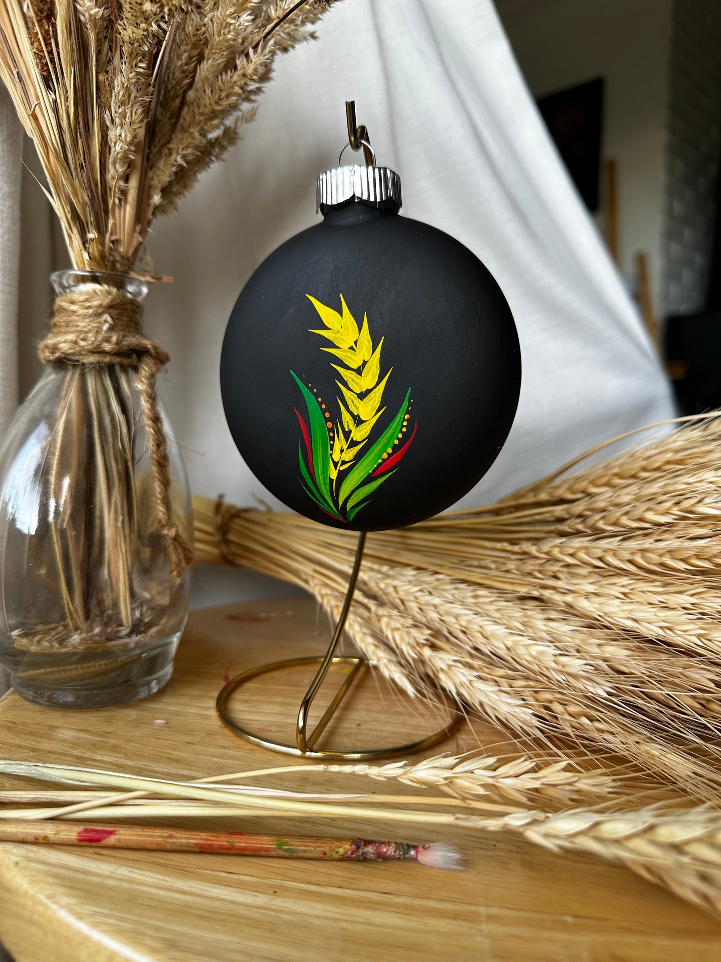 Ornament wheat and berries