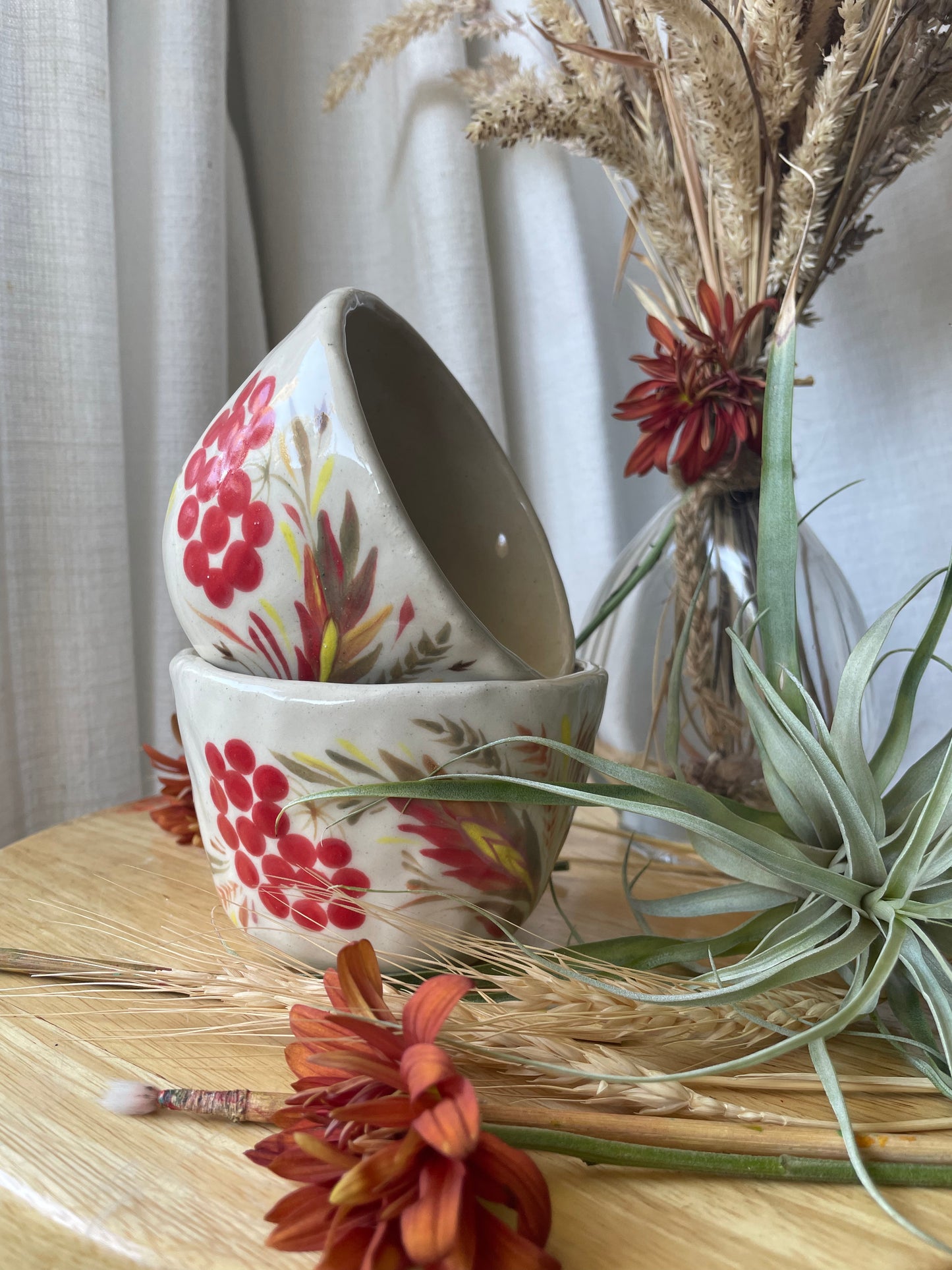 Hand painted mug Kalyna