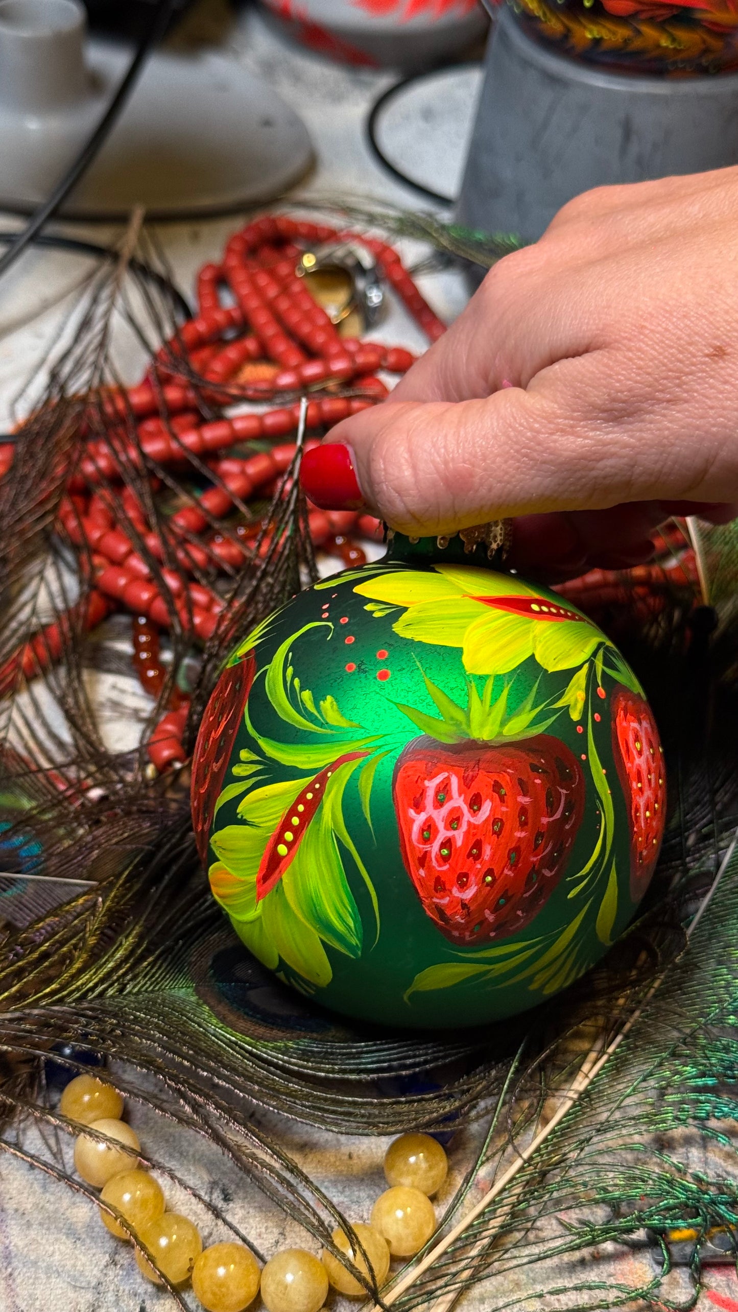 Christmas Ornament Strawberry