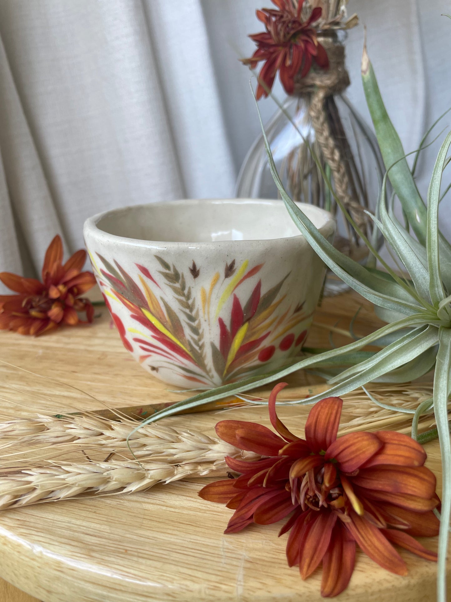 Hand painted mug Kalyna