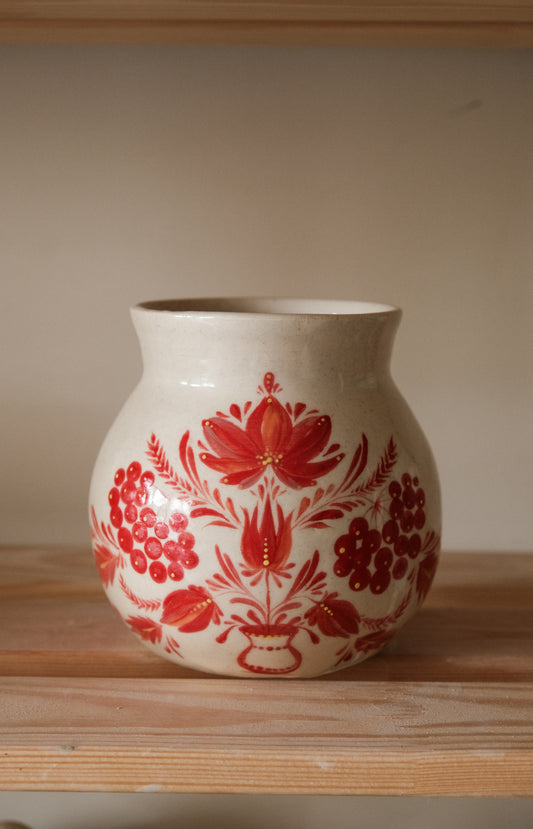 Hand painted vessel Tree of Life