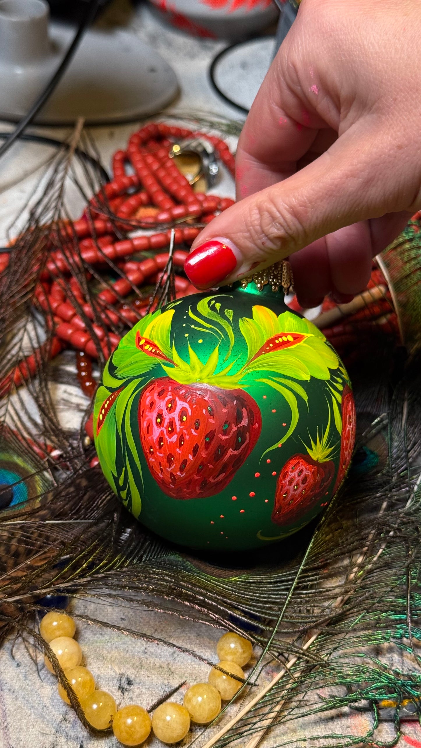 Christmas Ornament Strawberry