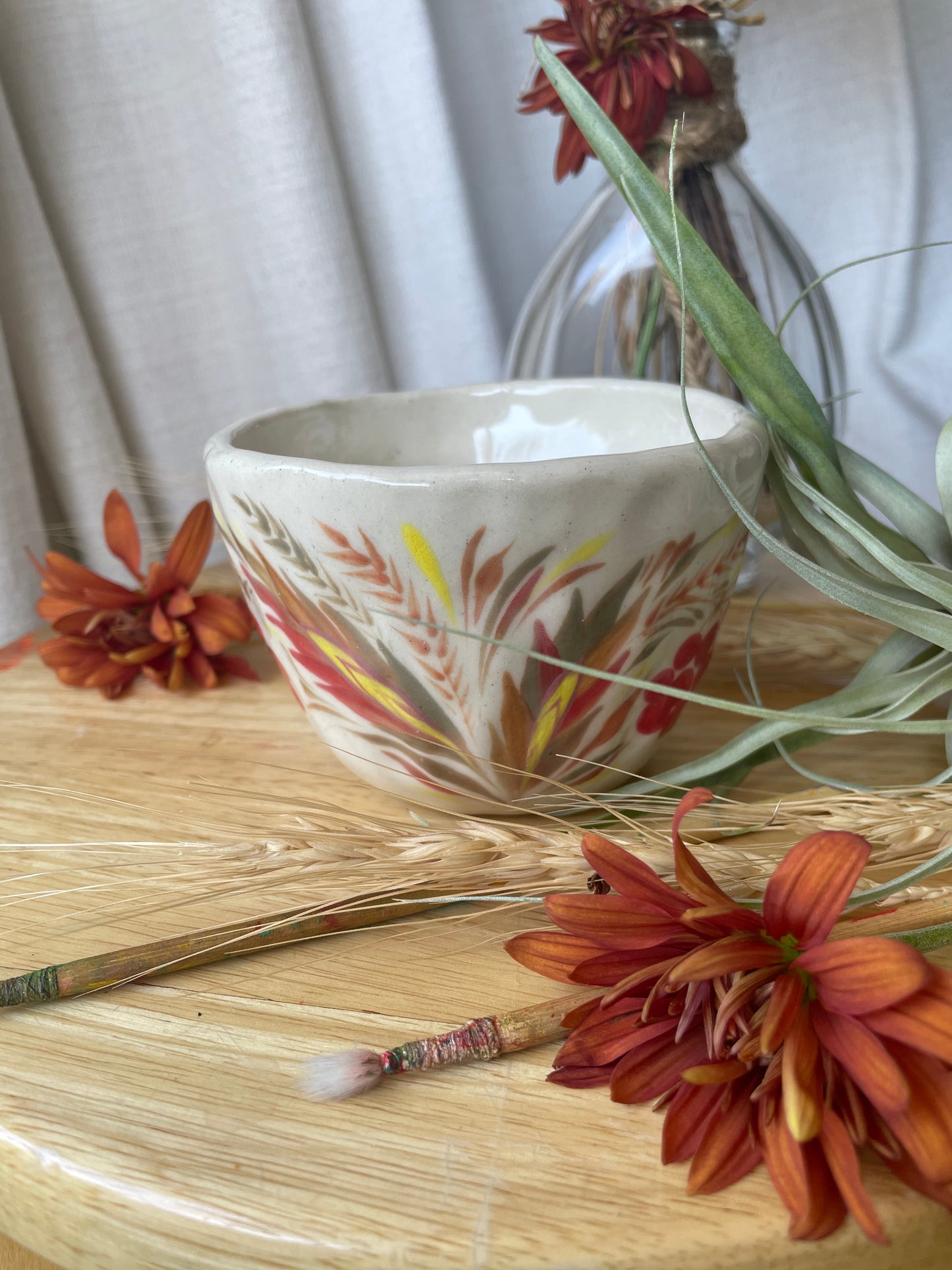 Hand painted mug Kalyna