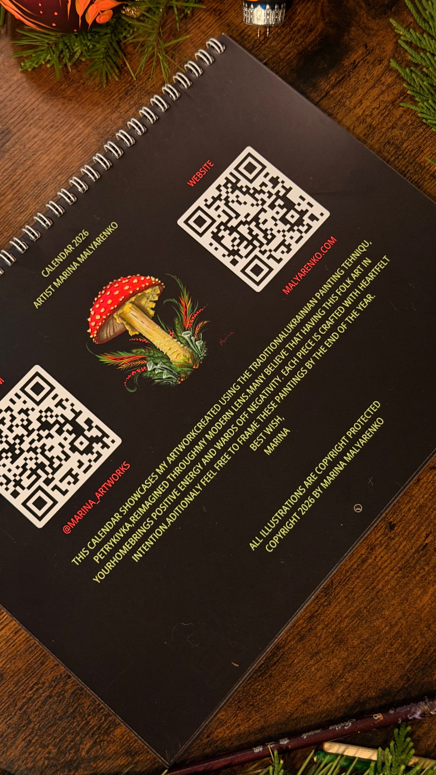 Limited edition 2026 calendar